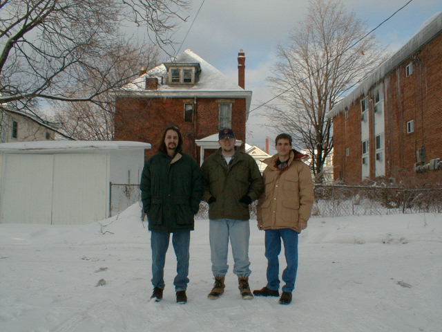 In order, left to right, Jeremy Smyczek, Chad Dinger, Michael Welsh.