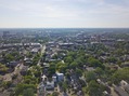 #12: View West (of Ohio State University) from 400 feet above the point