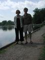 #6: Jackie and me at Kiser Lake State Park about 22 Km North of confluence point along Ohio SR-235 at 40.19643N 83.97780W.