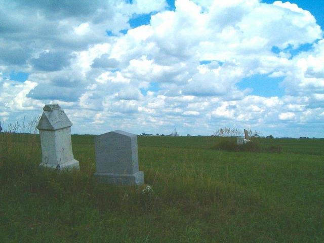 An old graveyard about 5 km away.