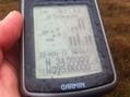 #3: GPS receiver at confluence point.  I'm glad this unit is fairly waterproof.