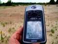#5: GPS receiver at the confluence point.  Victory!