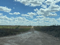 #11: The road along the Texas Oklahoma border to reach the confluence point. 