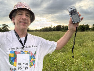 #7: Joseph Kerski at the confluence.  