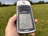 #8: GPS reading at the confluence.  