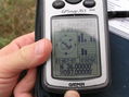 #2: GPS reading at the confluence.