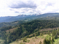#12: A closeup view of Cornucopia Peak to the Northwest, from 120m above the point