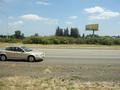 #4: Looking east at my rental car in the shoulder of I-5.
