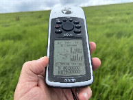 #6: GPS reading at the confluence point.