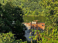 #7: Looking down at the Monongahela River from a viewpoint 300 feet Southeast of the point