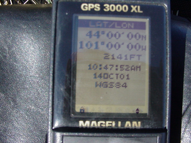 GPS Reading At the Site.