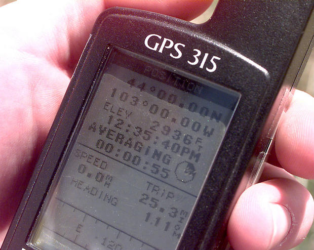 The GPS confims our location.
