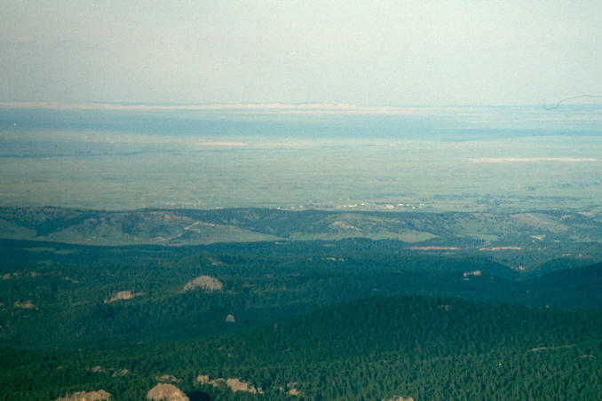 The confluence from Harney Peak
