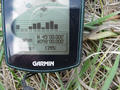 #2: The GPS reading at the site.