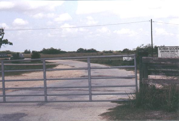 #1: Private road off US-77 near Armstrong