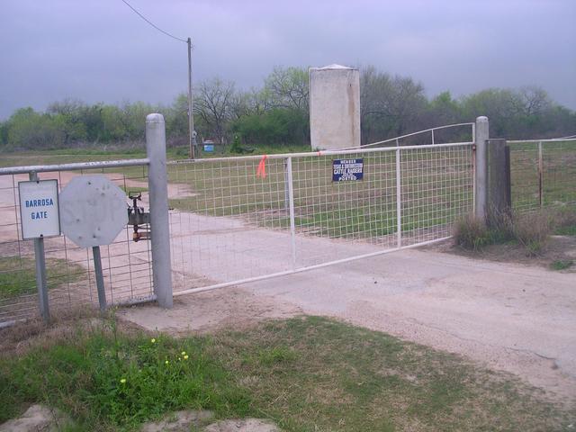 The ranch gate on US-281 (cf. image from prior visit attempt)