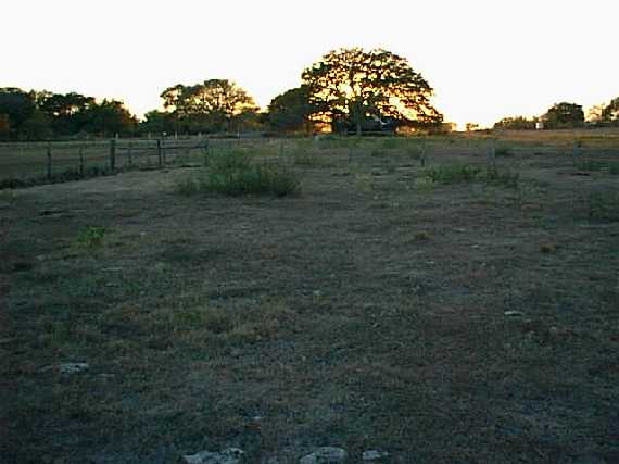 The view back toward the ranch house