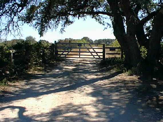 Looking south toward the confluence from the H-O ranch gate