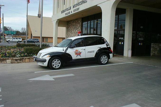 Police car Texas style
