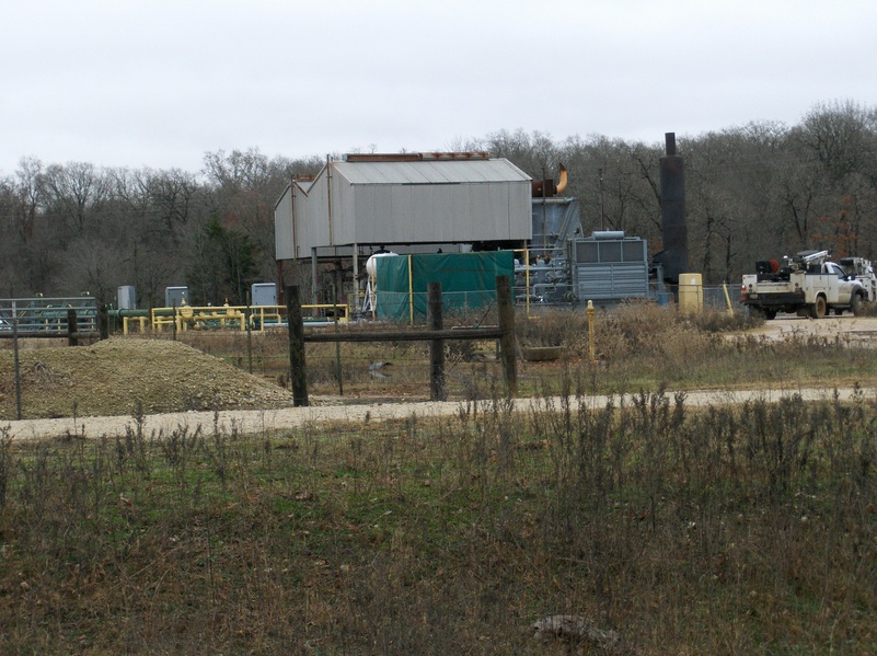 A GAS COMPRESSION STATION AT 2 KM SOUTH FROM CP