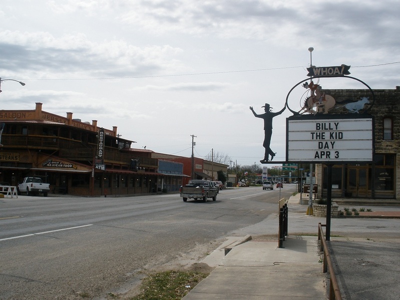 Downtown Hico, with free WiFi available