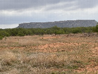 #9: A butte in the distance to the southeast of the confluence.