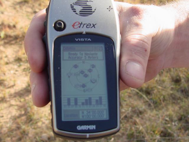 Our GPS reading with 5m accuracy