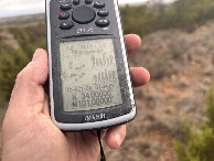 #6: GPS reading at the confluence point.