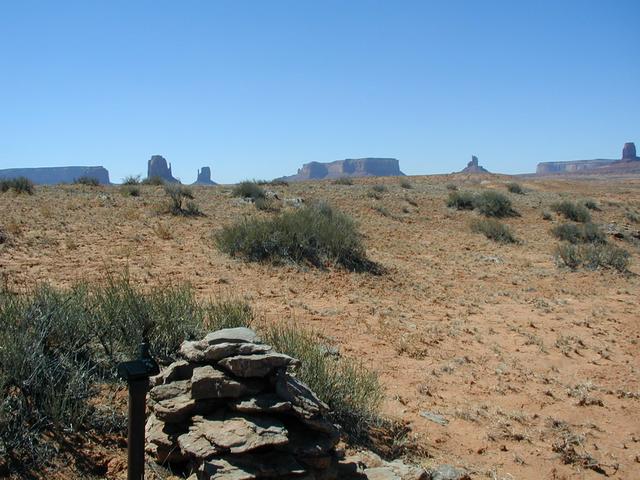USGS Monument 176 m south of confluence, dated 1924