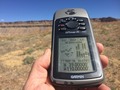 #8: GPS reading at the confluence point. 