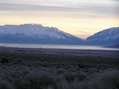 #2: View to the northeast from the confluence, showing Utah Lake.