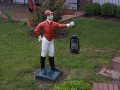 #4: The lawn jockey behind the Linden House (not at the confluence)
