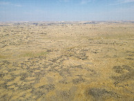 #9: View East, from 120m above the point