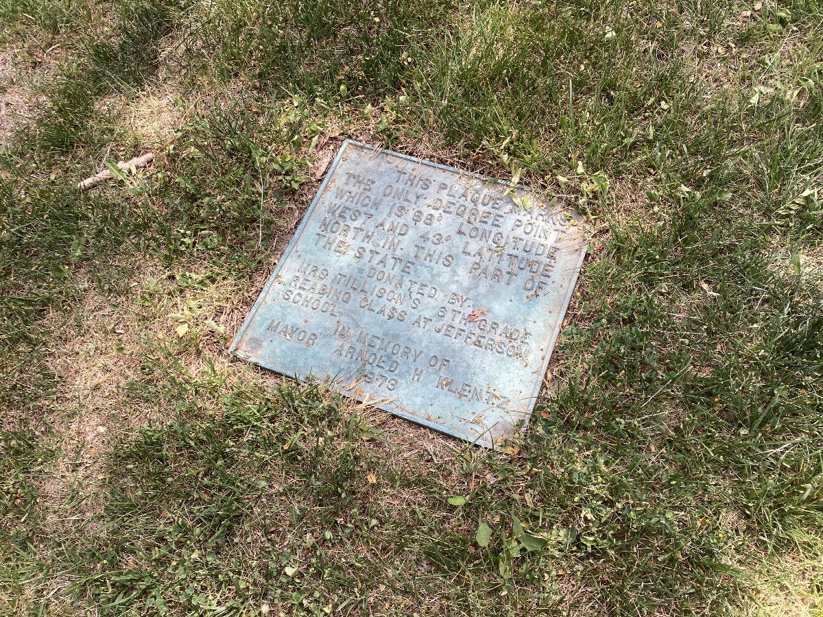 Confluence plaque; shoutout to Mrs. Tillison's 1973 6th grade reading class