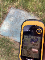 #8: GPS coordinates at the plaque