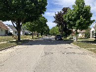 #9: 70th Street, looking north from 300 meters south of 43&deg;N