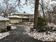 #3: A view to the east from the confluence, toward house N4290 and Lake Ripley.