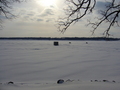 #8: Lake Ripley in winter: snowmobiles instead of boats