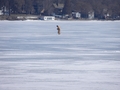 #9: Drilling a new hole on frozen Lake Ripley