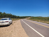 #9: Estrada que dá acesso à confluência - road that goes to the confluence - ruta que accede a la confluencia