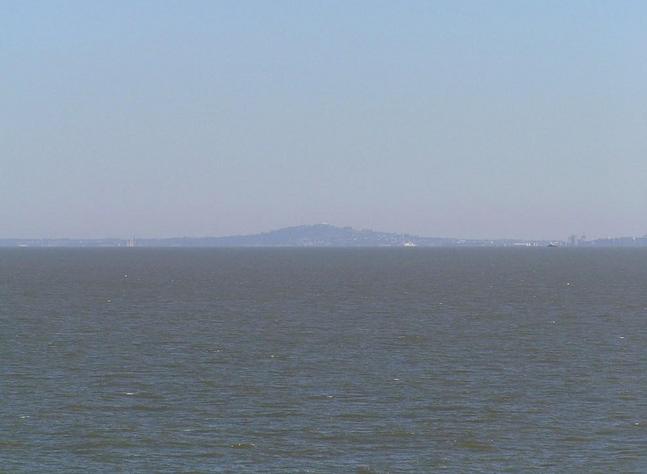 Cerro de Montevideo seen from the Confluence