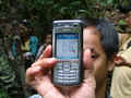 #2: Coordinates read out of a mobile phone and a GlobalSat BT 338