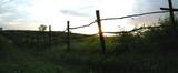 #9: Track along the fence in the twilight