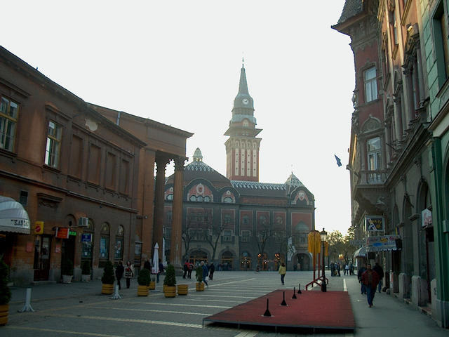 The main square of Subotica/Szabadka