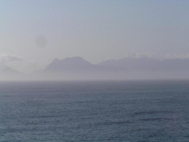 Looking towards the Cape Peninsula from the Confluence